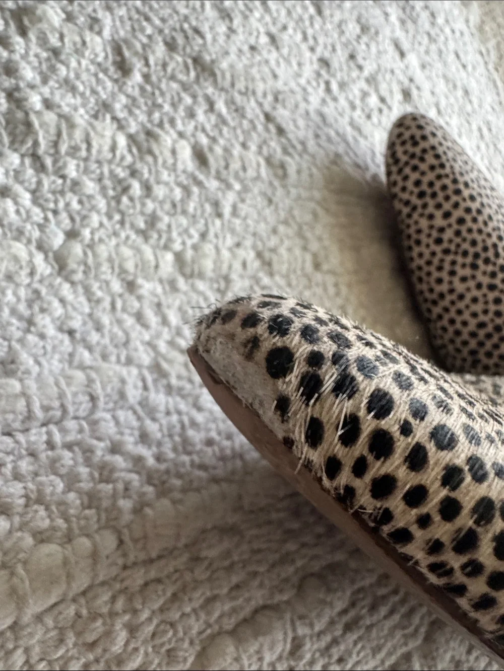 Madewell Remi Mules Spotted leopard Print Calf hair Size 8.5 - Picture 9 of 11